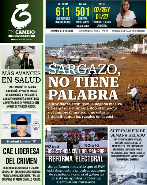 Portada de En Cambio - Quintana Roo (portada)
