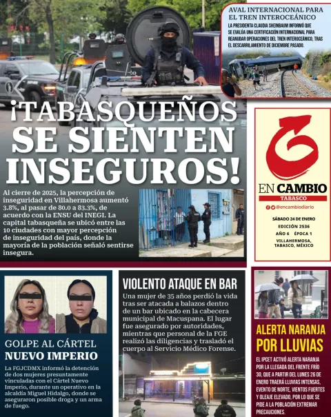 Portada de En Cambio - Tabasco (contraportada)