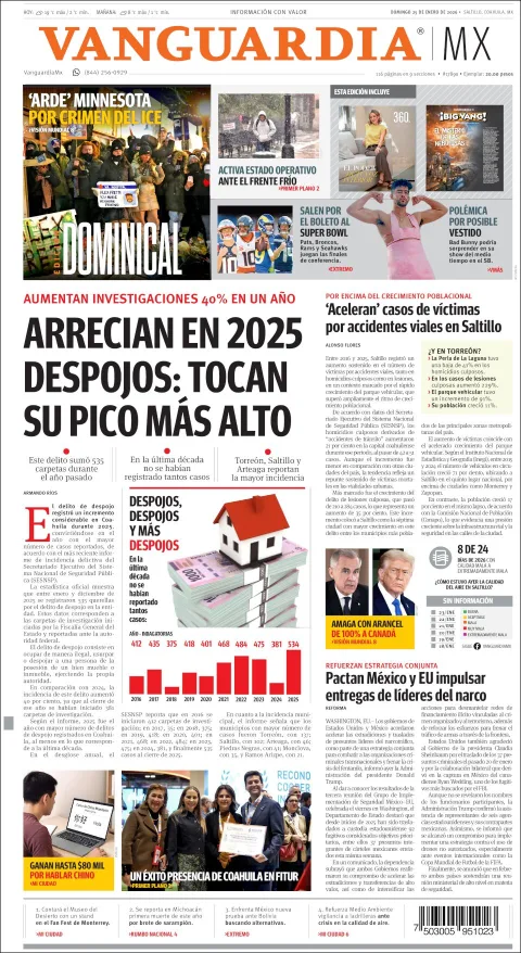Portada de Vanguardia