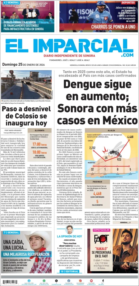 Portada de El Imparcial