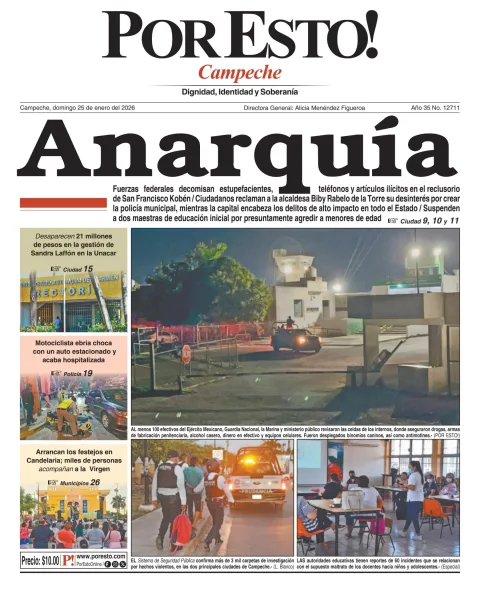 Portada de Por Esto (campeche)