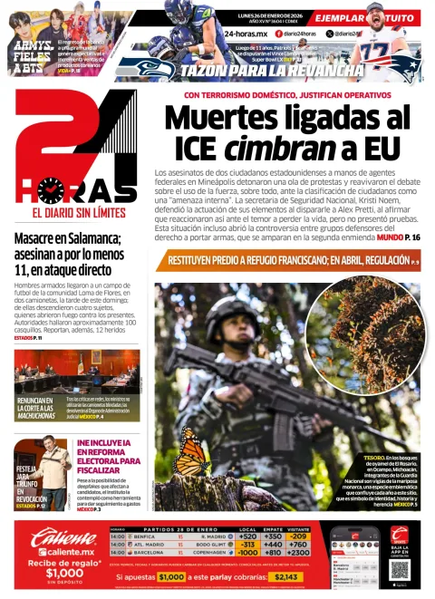 Portada de 24 Horas