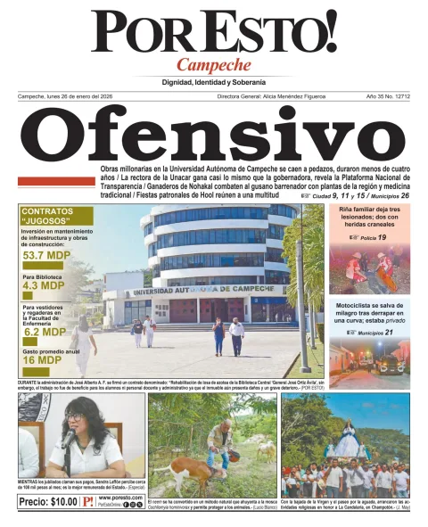Portada de Por Esto (campeche)