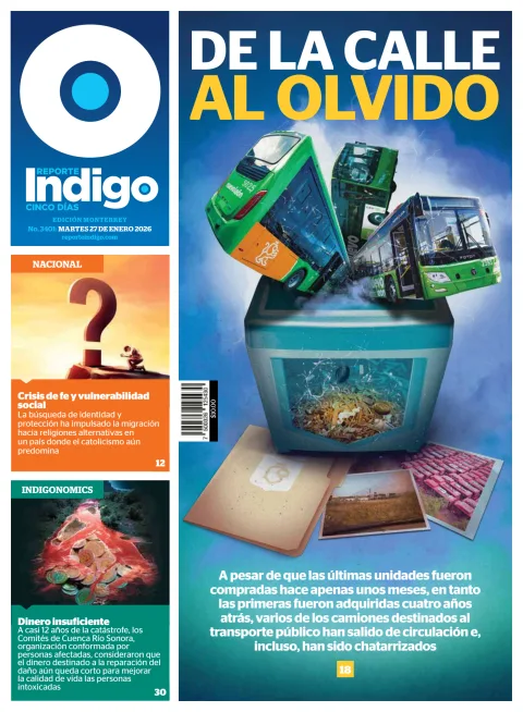 Portada de Reporte Indigo Monterrey del martes, 27 de enero de 2026