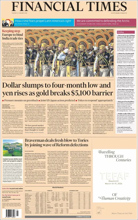 Portada de Financial Times