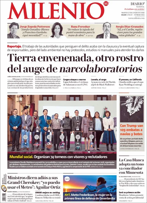 Portada de Milenio