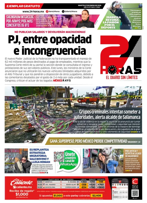 Portada de 24 Horas