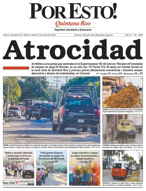 Portada de Por Esto (quintana Roo Cancun)