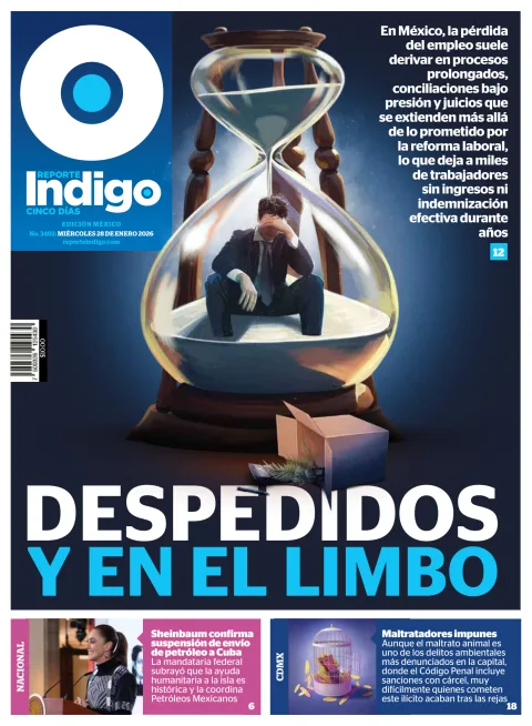 Portada de Reporte Indigo Nacional del miércoles, 28 de enero de 2026