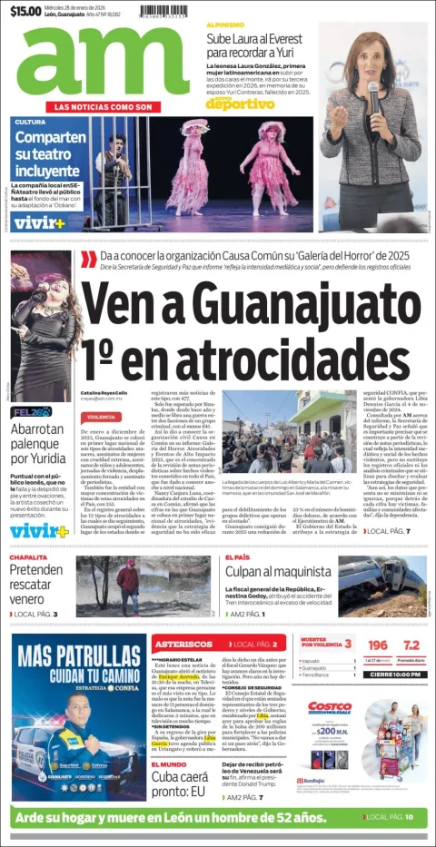 Portada de Am Corredor Industrial del miércoles, 28 de enero de 2026