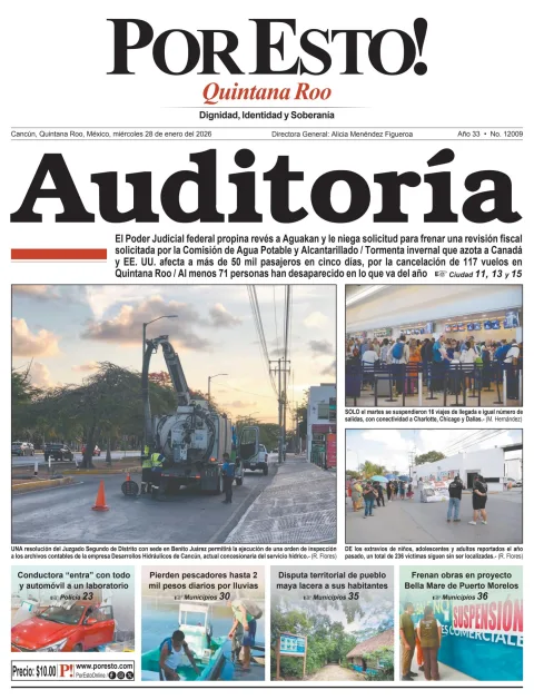 Portada de Por Esto (quintana Roo Cancun)