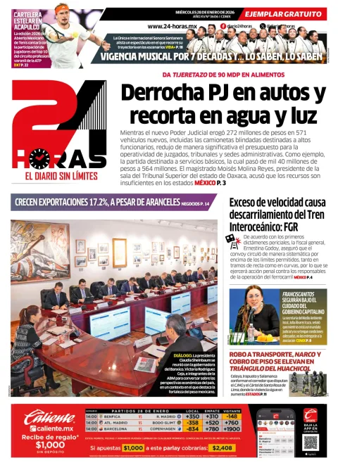 Portada de 24 Horas