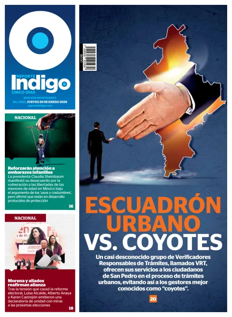 Portada de Reporte Indigo Monterrey del jueves, 29 de enero de 2026