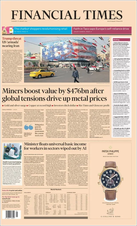 Portada de Financial Times