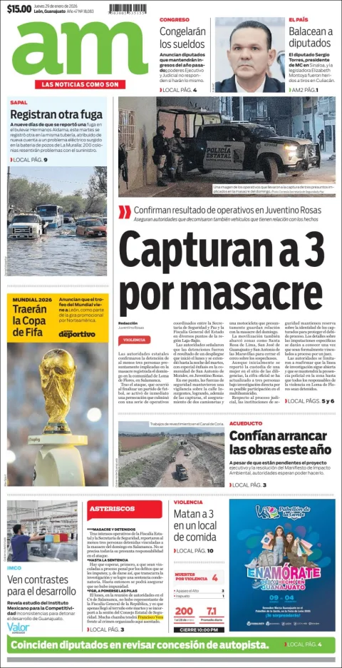 Portada de Am Corredor Industrial del jueves, 29 de enero de 2026