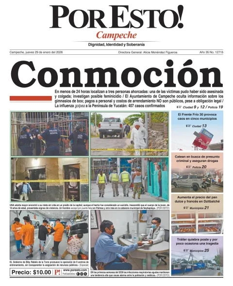 Portada de Por Esto (campeche)