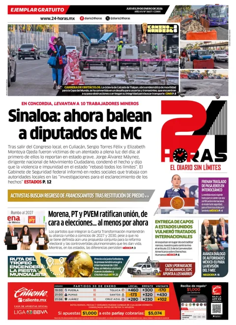 Portada de 24 Horas