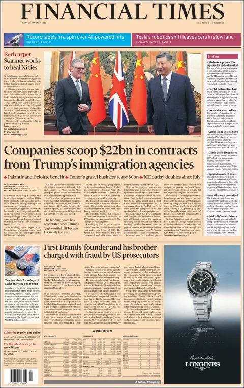 Portada de Financial Times