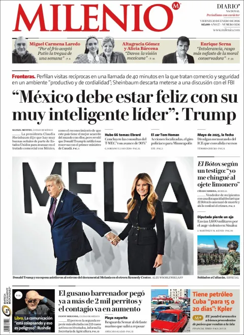 Portada de Milenio