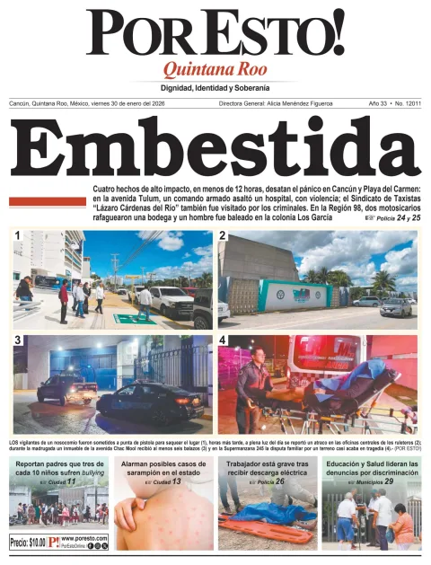 Portada de Por Esto (quintana Roo Cancun)