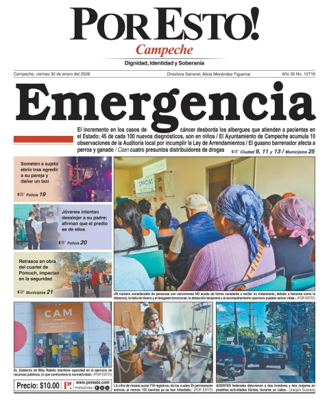 Portada de Por Esto (campeche)