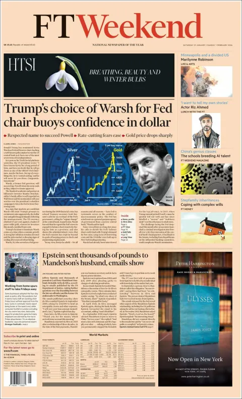 Portada de Financial Times