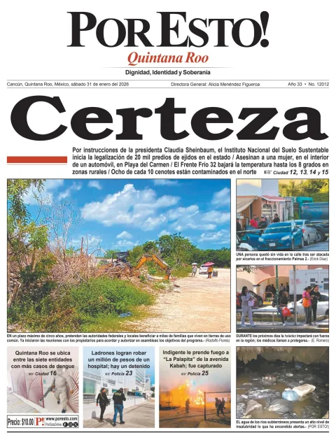 Portada de Por Esto (quintana Roo Cancun)