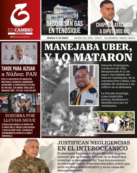 Portada de En Cambio - Tabasco (contraportada)