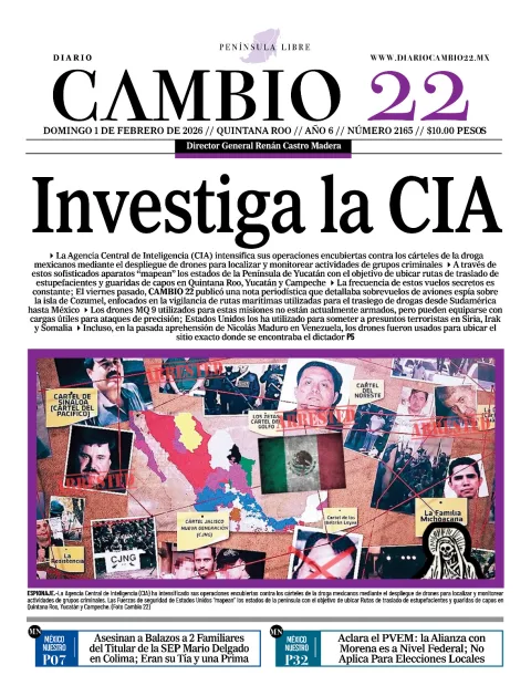 Portada de Diario Cambio 22 (portada)