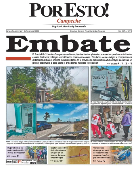 Portada de Por Esto (campeche)
