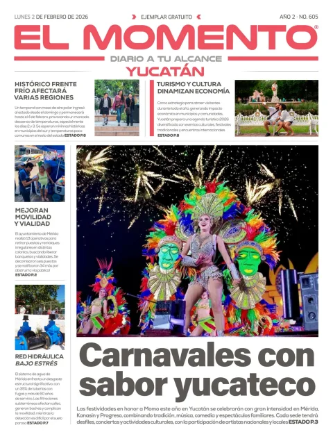 Portada de El Momento Yucatan