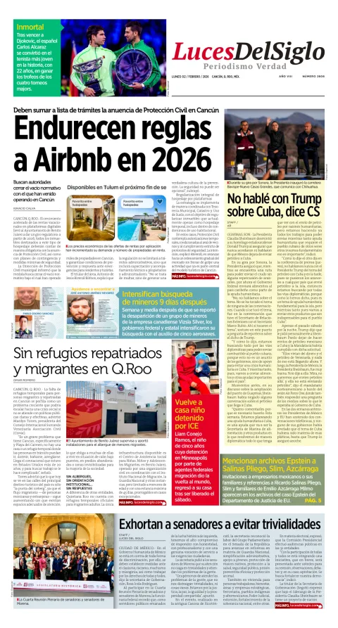 Portada de Luces del Siglo