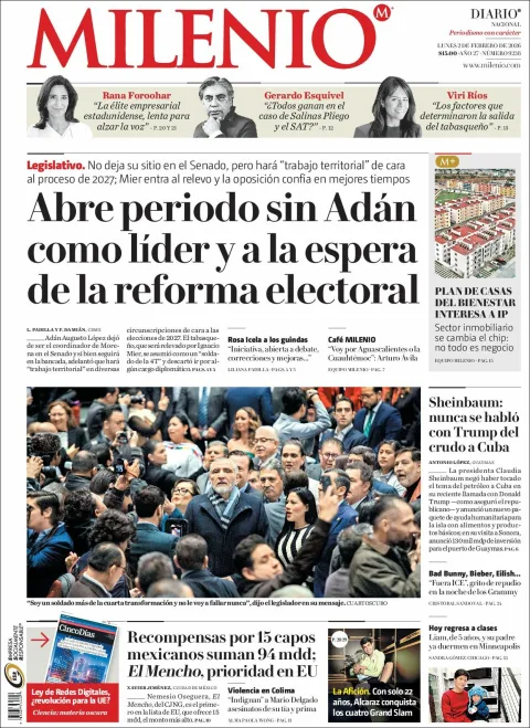 Portada de Milenio