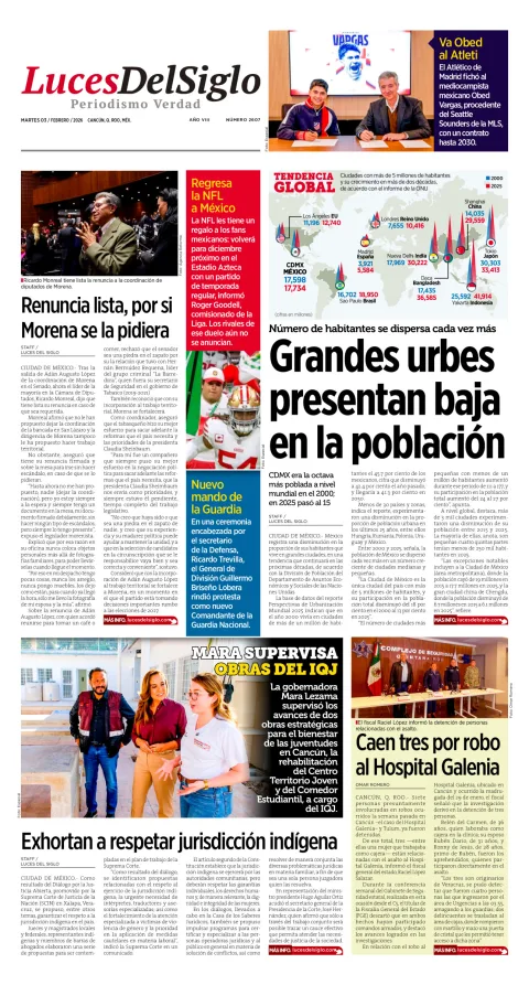 Portada de Luces del Siglo
