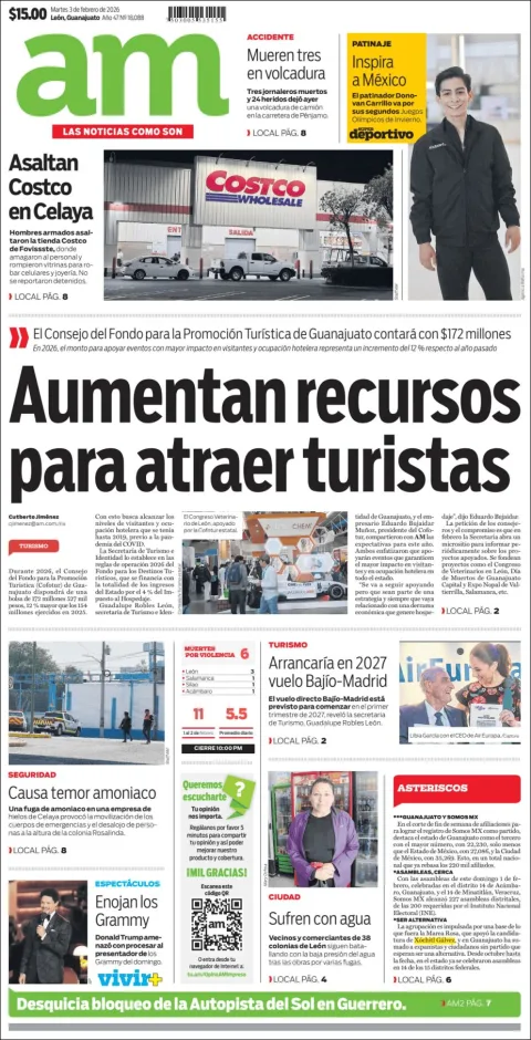 Portada de Am Corredor Industrial del martes, 3 de febrero de 2026