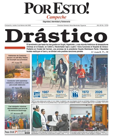 Portada de Por Esto (campeche)