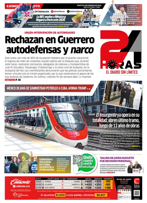 Portada de 24 Horas
