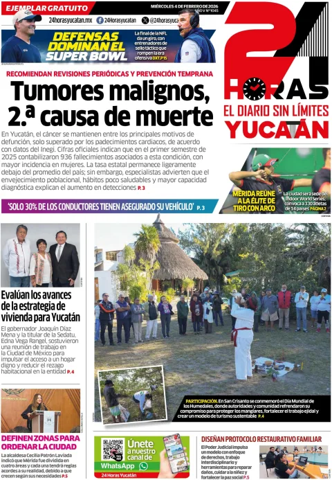 Portada de 24 Horas Yucatan