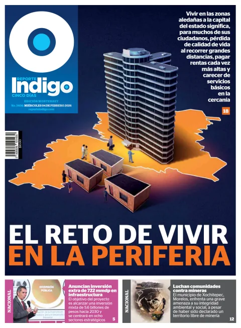 Portada de Reporte Indigo Monterrey del miércoles, 4 de febrero de 2026