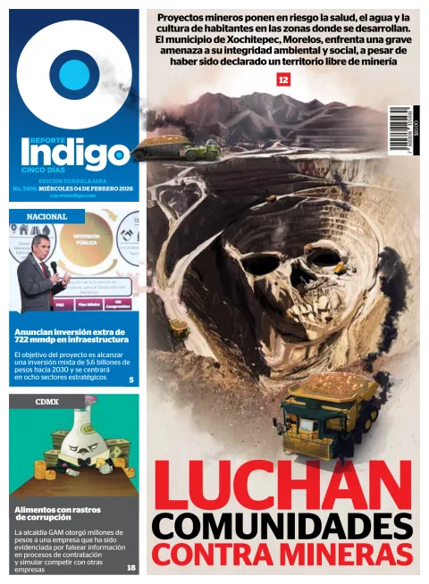 Portada de Reporte Indigo Guadalajara del miércoles, 4 de febrero de 2026