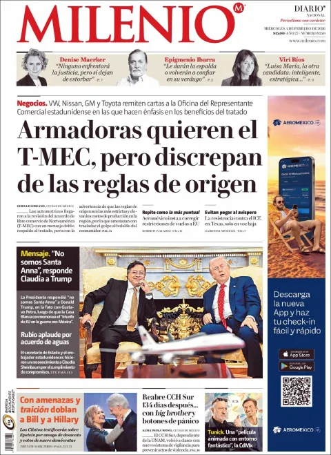 Portada de Milenio