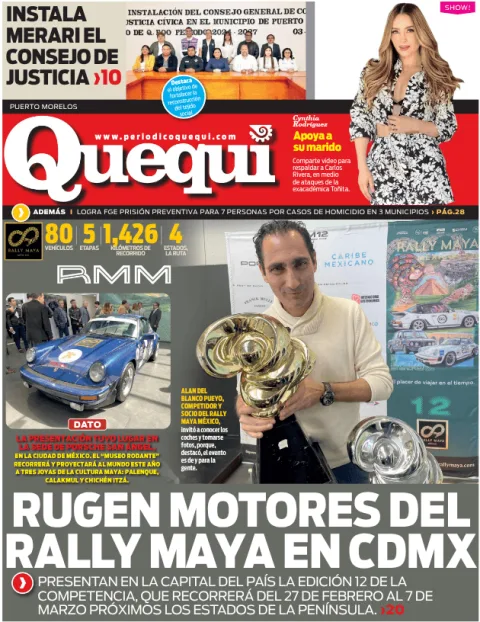 Portada de Quequi (contraportada) del miércoles, 4 de febrero de 2026