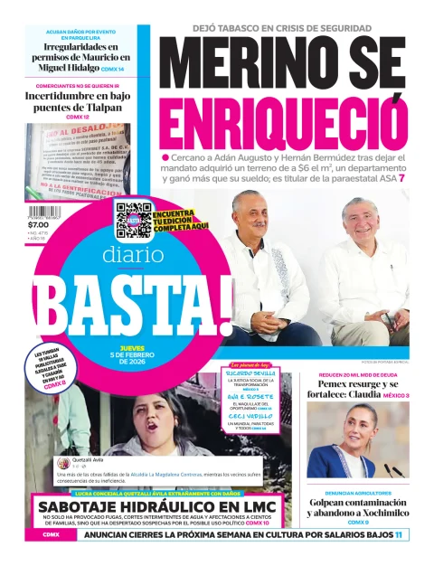 Portada de Basta! (portada)