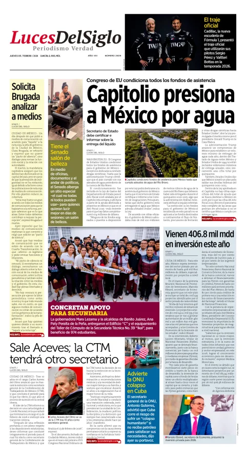Portada de Luces del Siglo