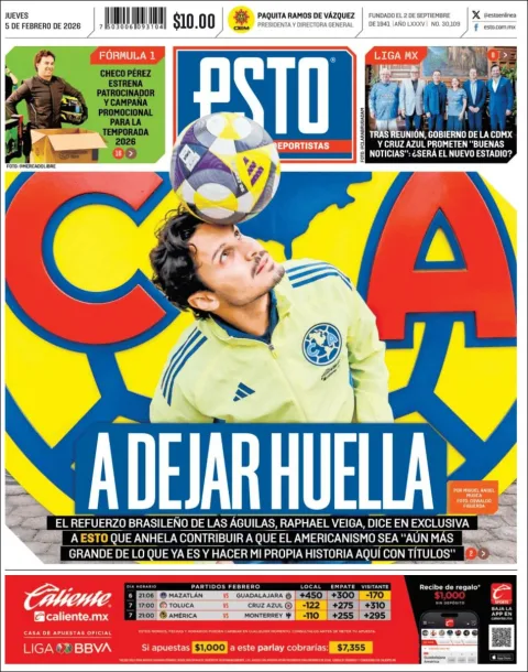 Portada de Esto del jueves, 5 de febrero de 2026
