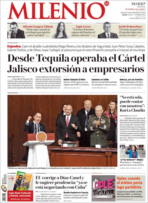 Portada de Milenio