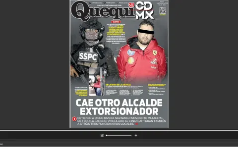 Portada de Quequi CDMX (contraportada) del viernes, 6 de febrero de 2026