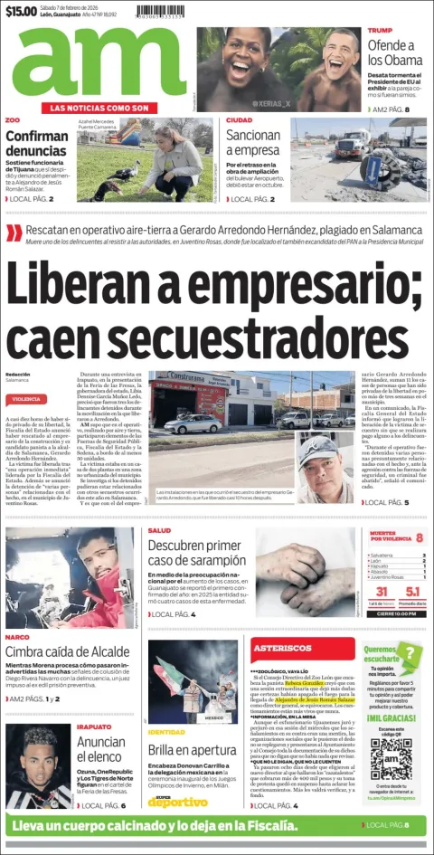 Portada de Am Corredor Industrial del sábado, 7 de febrero de 2026