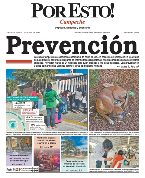 Portada de Por Esto (campeche)