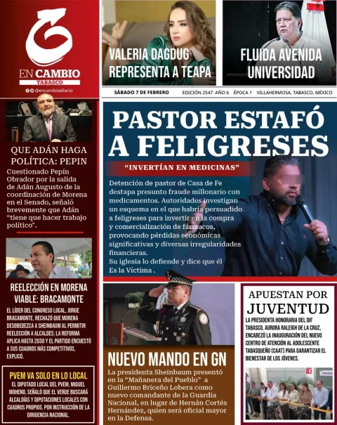 Portada de En Cambio - Tabasco (contraportada)